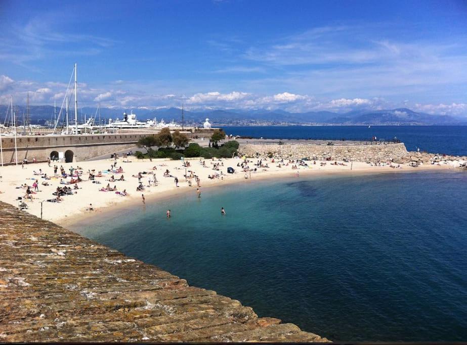 Studio Balcon, Centre Ville, Proximite Plages, Commerces, Restaurants, Musees... Antibes Kültér fotó