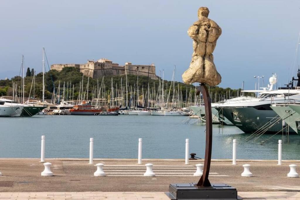 Studio Balcon, Centre Ville, Proximite Plages, Commerces, Restaurants, Musees... Antibes Kültér fotó